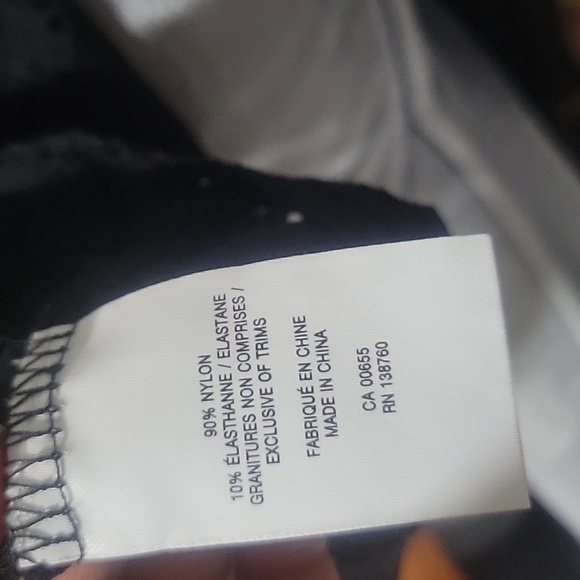 Women mesh long sleeve black top size M - Picture 6 of 6